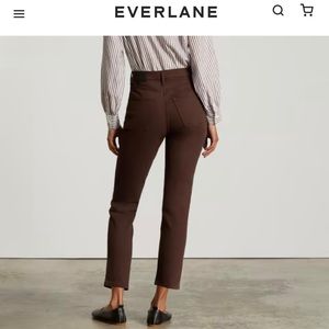 NWT Everlane Cheeky Jeans, size 24, brown